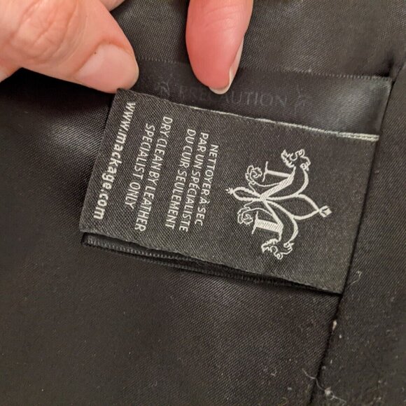 Mackage women's black wool coat in size medium - Picture 4 of 13